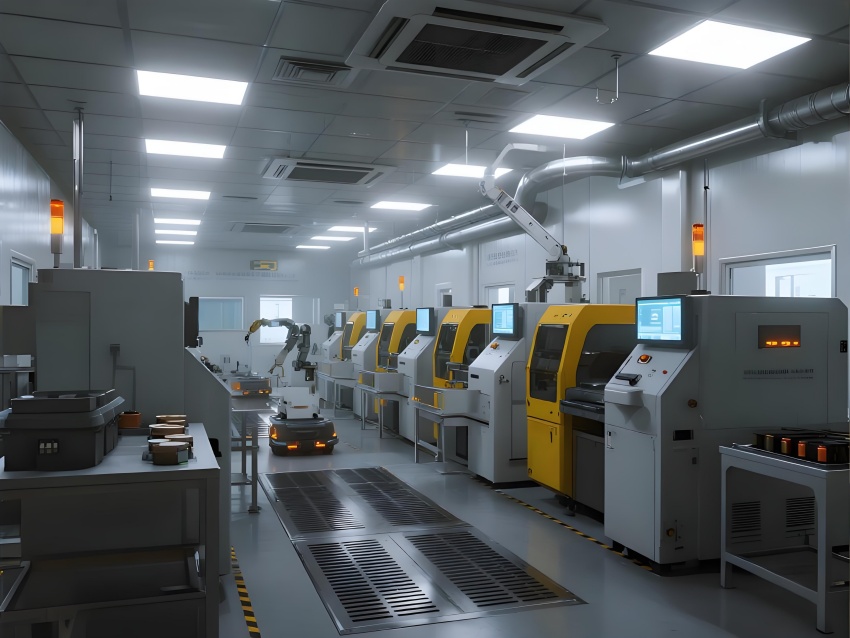 蚌埠3500平鋰電池廠潔凈車間設(shè)計方案效果