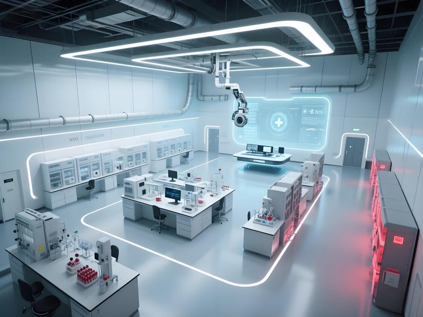 合肥1000平醫(yī)藥研發(fā)實(shí)驗(yàn)室設(shè)計(jì)方案效果分享